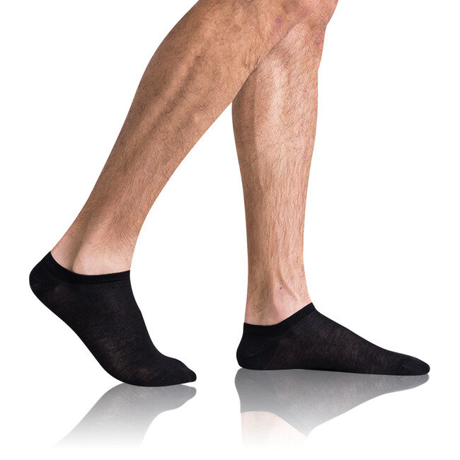Pánské eko kotníkové ponožky GREEN ECOSMART MEN IN-SHOE SOCKS - Bellinda - černá, 39 - 42 i454_BE497569-940-42