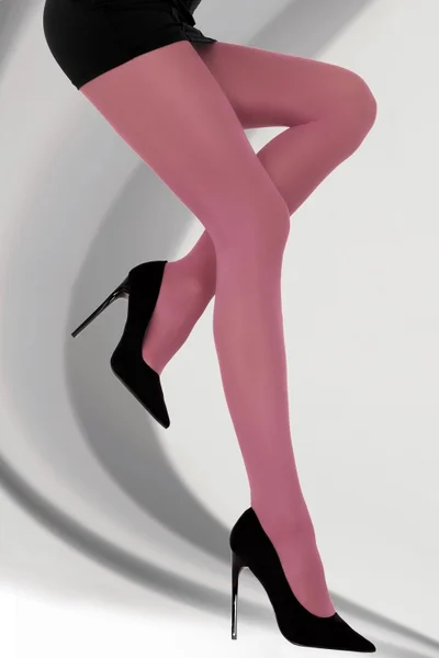 Růžové punčocháče Marcy 40 DEN - LivCo FASHION