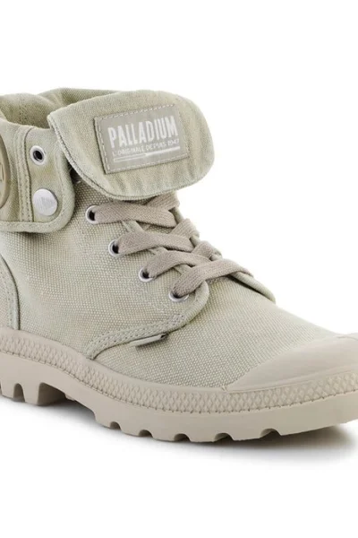 Olivově šedé dámské boty Palladium Baggy 92353-348-M