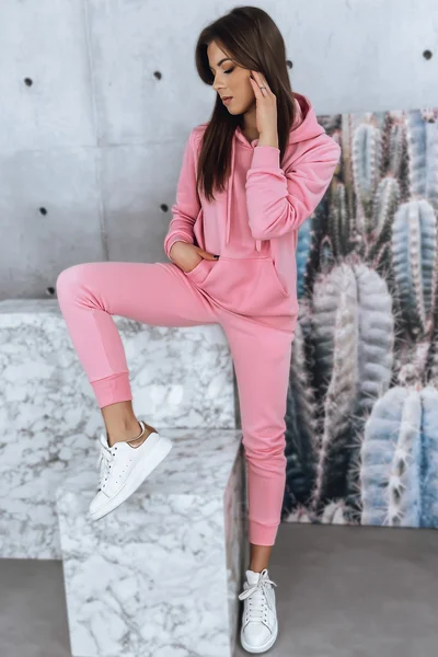 Dámská růžová tepláková souprava Dstreet DRESSLILY