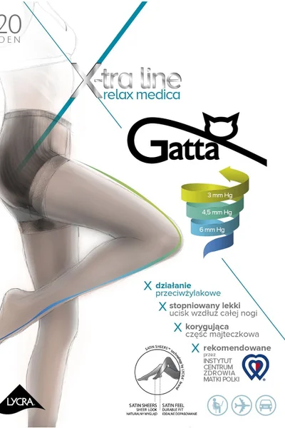 Dámské punčochové kalhoty Gatta Body Relax Medica 5V1C8B den 5-XL