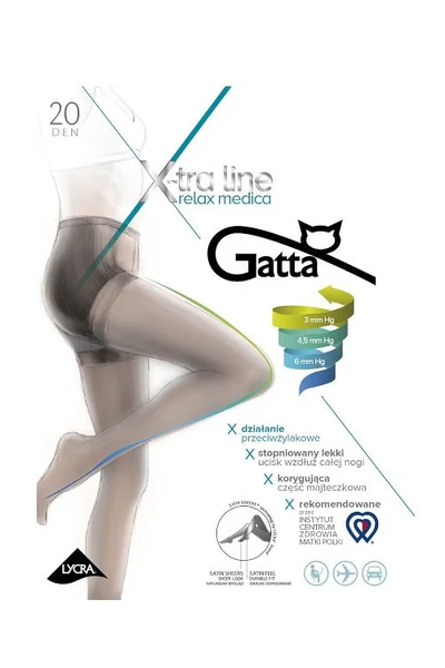 Dámské punčochové kalhoty Gatta Body Relax Medica 5V1C8B den 5-XL