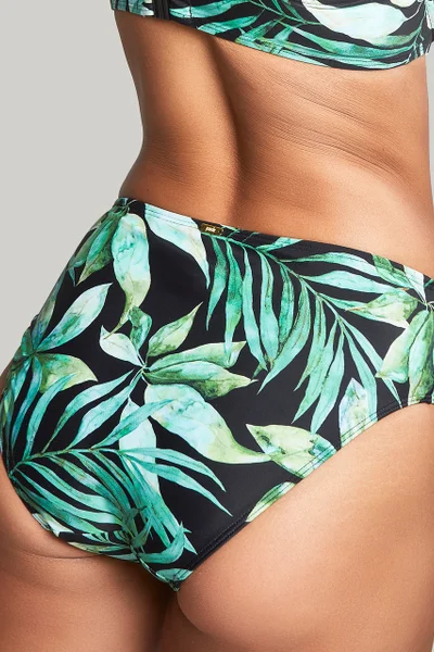 Zelené plavkové kalhotky Bali Midi Brief - Panache