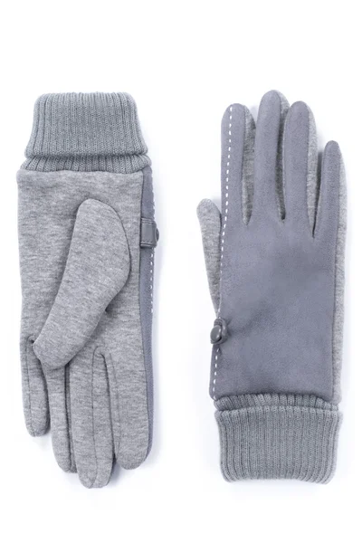 Šedé dámské zimní rukavice - Polo Elegance