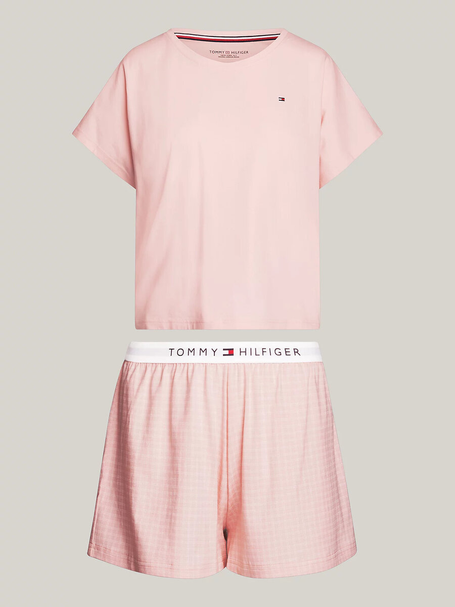 Růžové pyžamo Tommy Hilfiger, S i10_P69408_2:92_
