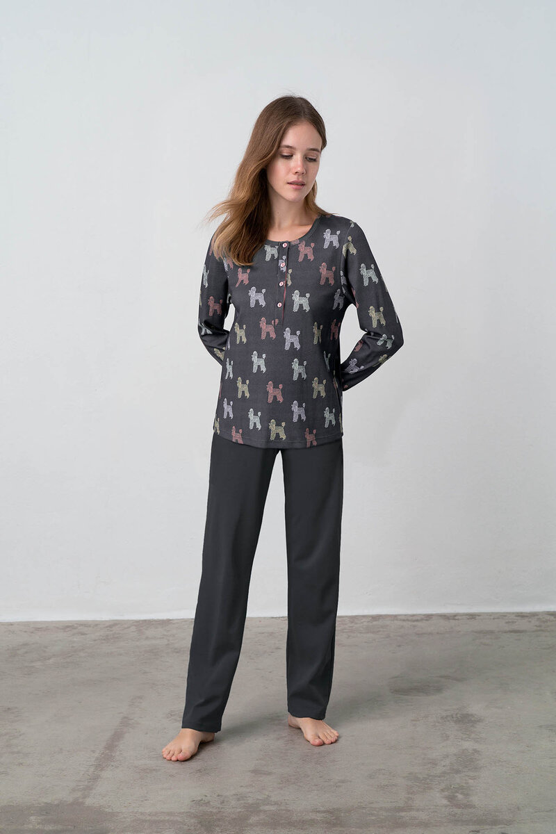 Vamp - Dvoudílné pyžamo pro ženy 9E5N53 - Vamp, dark gray M i512_17931_102_3