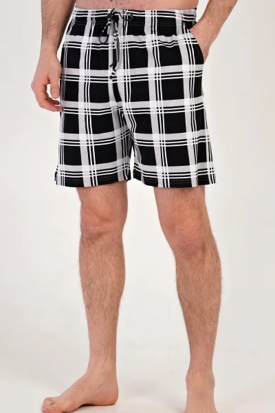 Kostkované pyžamo pro muževé šortky Ondřej Gazzaz