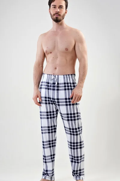 Kostkované pyžamo pro muževé kalhoty Luboš Gazzaz