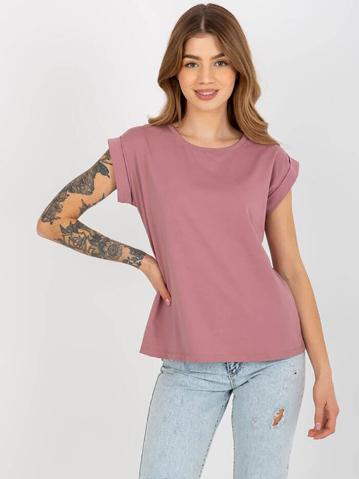 Růžové tričko Feel Good Factory Price, odcienie różu L (40) i392_23369-49