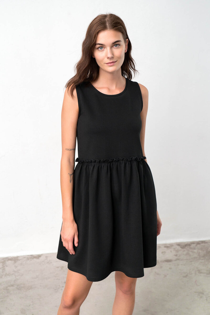 Vamp - Pohodlné dámské šaty – Melanie 18345 - Vamp, black XL i512_18345_100_5