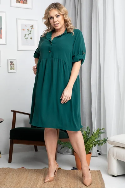 Dámské šaty plus size 37G 056A B9IE Karko