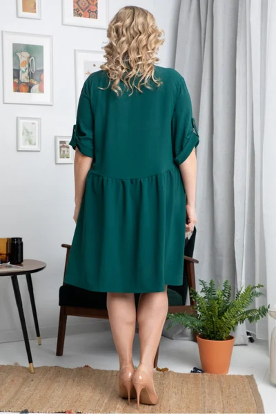 Dámské šaty plus size 37G 056A B9IE Karko