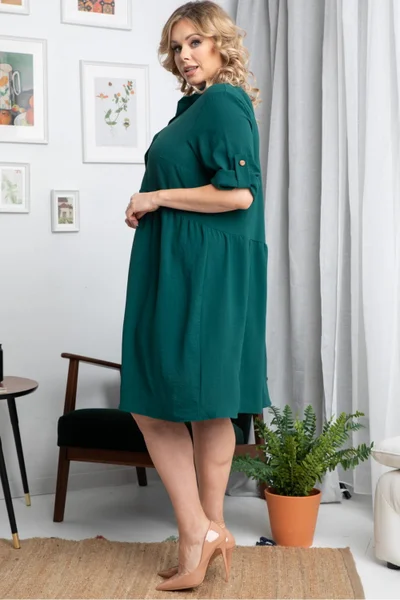 Dámské šaty plus size 37G 056A B9IE Karko