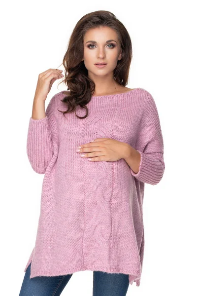 Dámský těhotenský svetr model 68534 PeeKaBoo