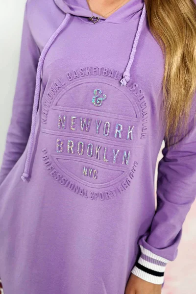 Dámské šaty Brooklyn fialové od K-Fashion