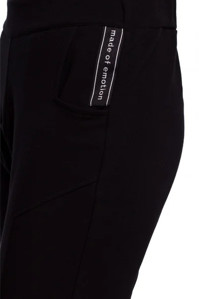 Dámské 3HF2 Kalhoty s dělenými nohavicemi - černé Moe