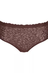 Dámské kalhotky Sloggi Zero Feel Lace High Waist Brown