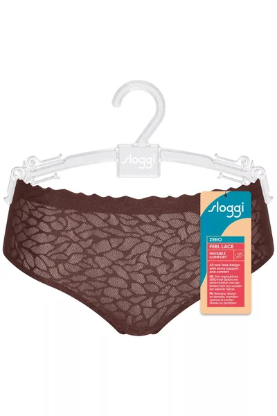 Dámské kalhotky Sloggi Zero Feel Lace High Waist Brown