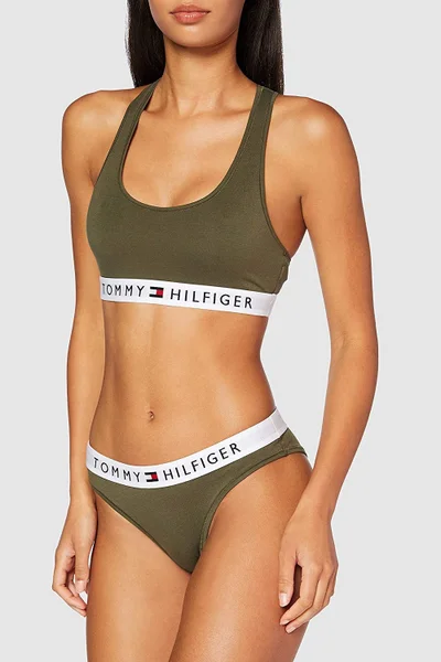 Dámská bralette podprsenka 519900 RBN khaki - Tommy Hilfiger