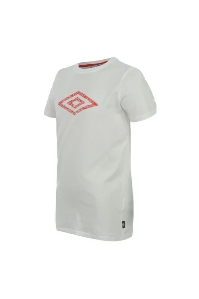 Umbro Cotton Logo T Shirt Boys White - Bílá Y64 - Umbro