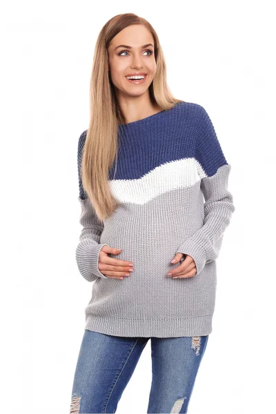 Dámský těhotenský svetr model 94651 PeeKaBoo
