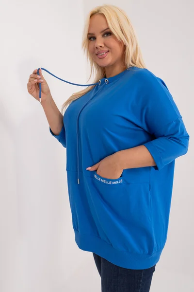 Modrá dámská halenka FPrice - Elegantní kousek pro každou ženu
