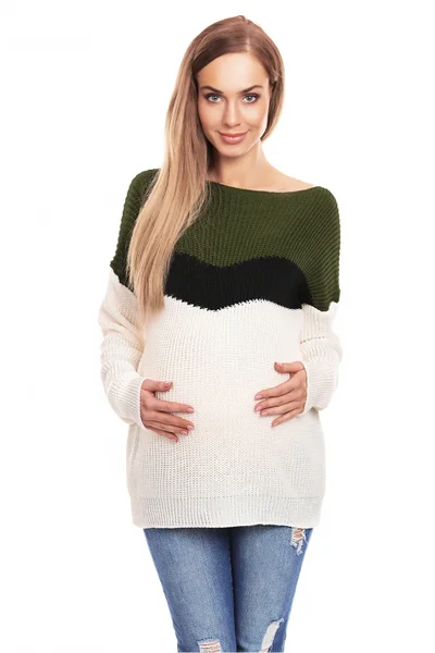 Dámský těhotenský svetr model 16711 PeeKaBoo