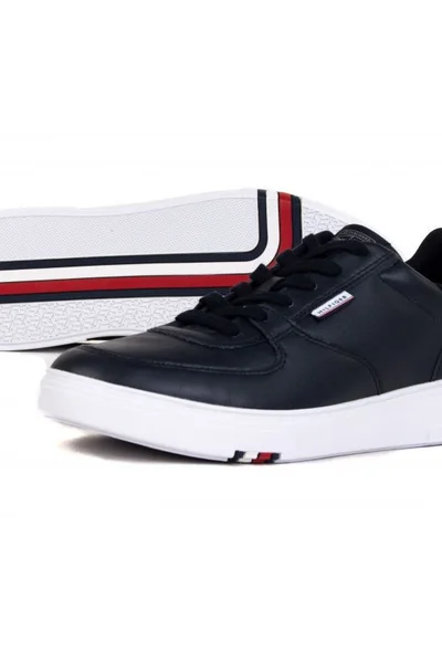 Tommy Hilfiger Pánské Nízké Modré Boty s Logem