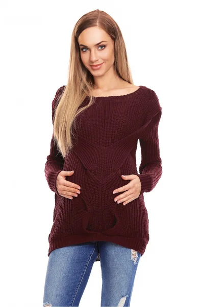 Těhotenský svetr model 22537 PeeKaBoo