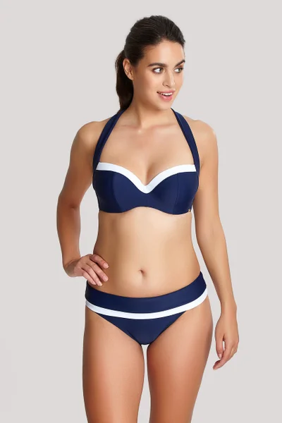 Dámské bikiny Anya Cruise Halterneck navywhite Swimwear