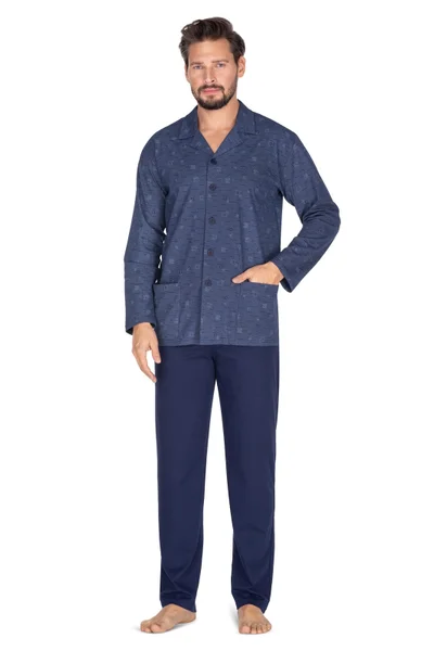 Mužské rozepínací pyžamo ComfortFit 2XL-3XL
