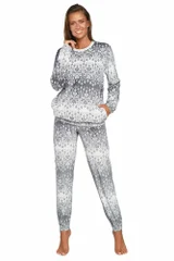 Zimní pohodlné pyžamo pro ženy Snow Grey Italian Fashion