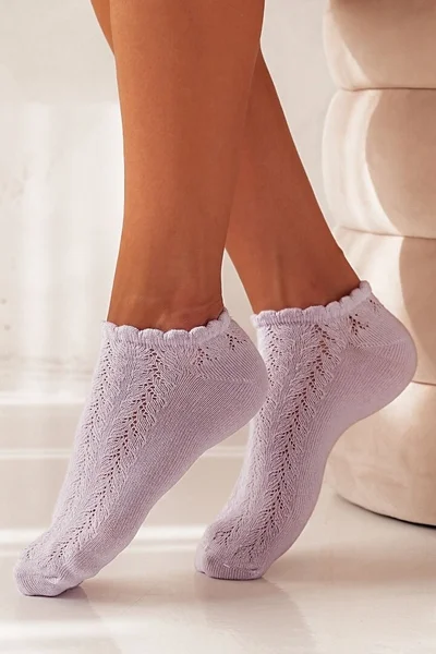 Prolamované dámské ponožky Milena Lux