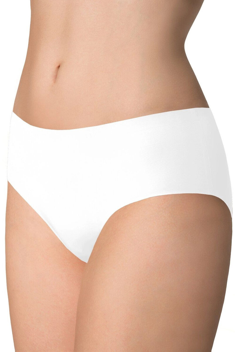 Čistě bílé dámské kalhotky - Julimex, Bílá XL i41_74104_2:bílá_3:XL_