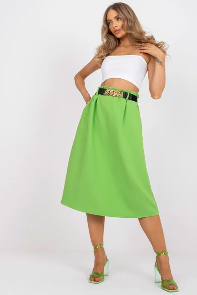 Dámská sukně DHJ SD 207 světle zelená FPrice