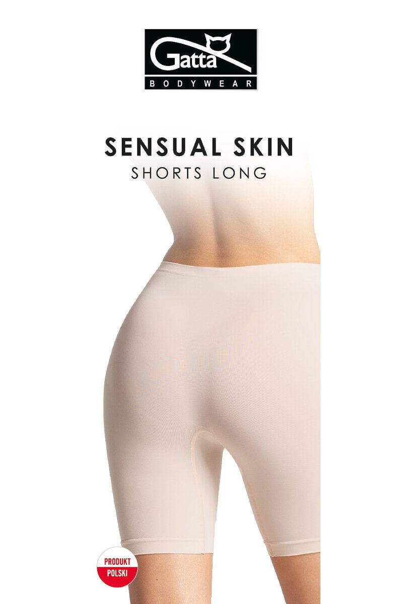 Bezešvé dámské kalhotky s dlouhými nohavičkami Gatta Skin Comfort, černá L i384_40523437