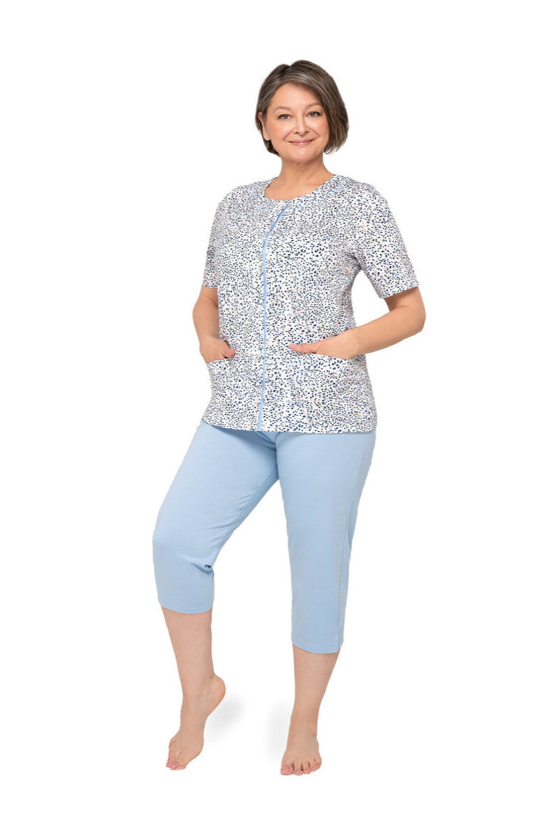 Pyžamo pro ženy G6W1 MARIA MARTEL, modrá XL i170_5907785550520