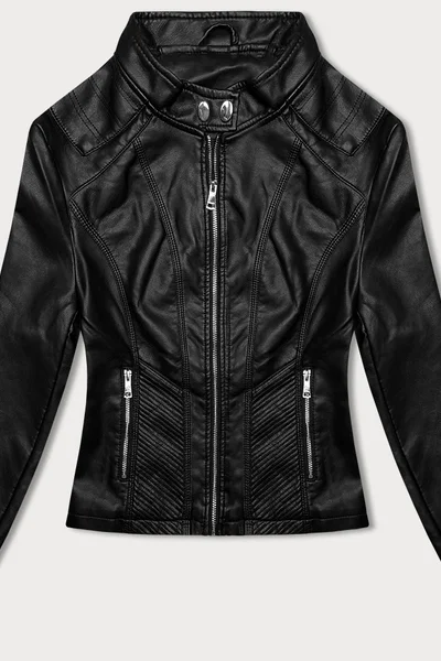 Černá stojatá bunda J.Style Ramoneska
