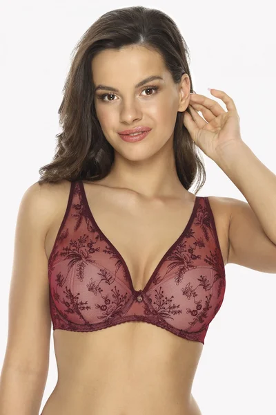 Dámská push-up podprsenka bralette Gaia BS 2299G2 Jenny Bordó