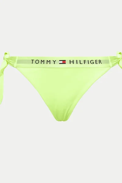 Žluté plavkové kalhotky s vázáním Tommy Hilfiger