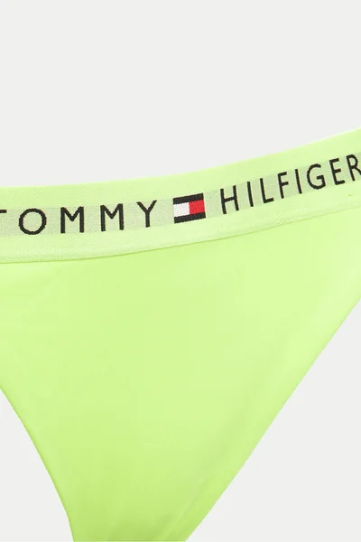 Žluté plavkové kalhotky s vázáním Tommy Hilfiger