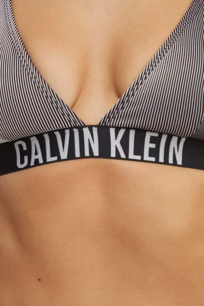 Černá recyklovaná plavková podprsenka Calvin Klein Chic