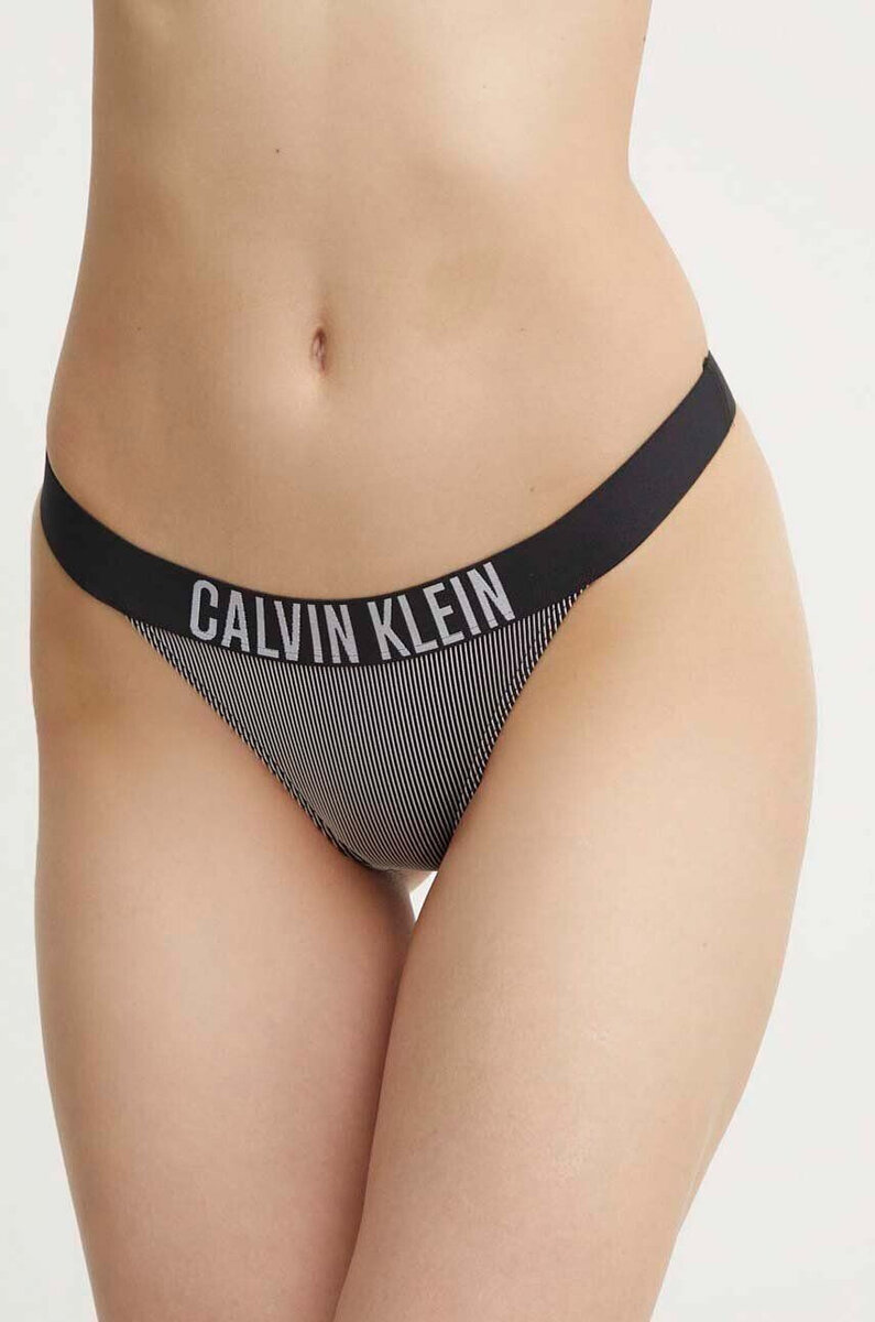 Černé brazilské plavky Calvin Klein s recyklovaným polyesterem, L i10_P70238_2:90_