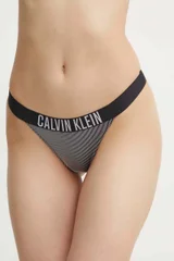 Černé brazilské plavky Calvin Klein s recyklovaným polyesterem