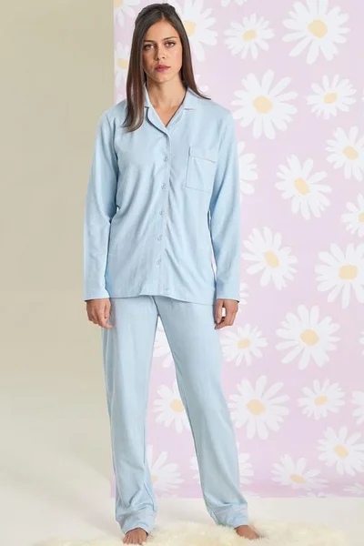 Modrokvěté pyžamo pro ženy Muydemi