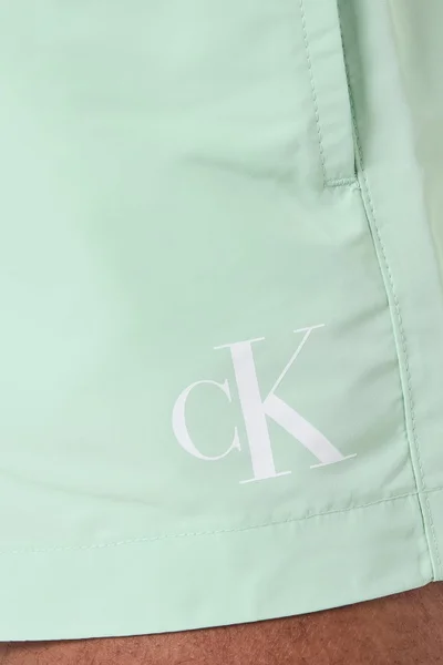 Calvin Klein plavecké šortky s logem - recyklovaný polyester