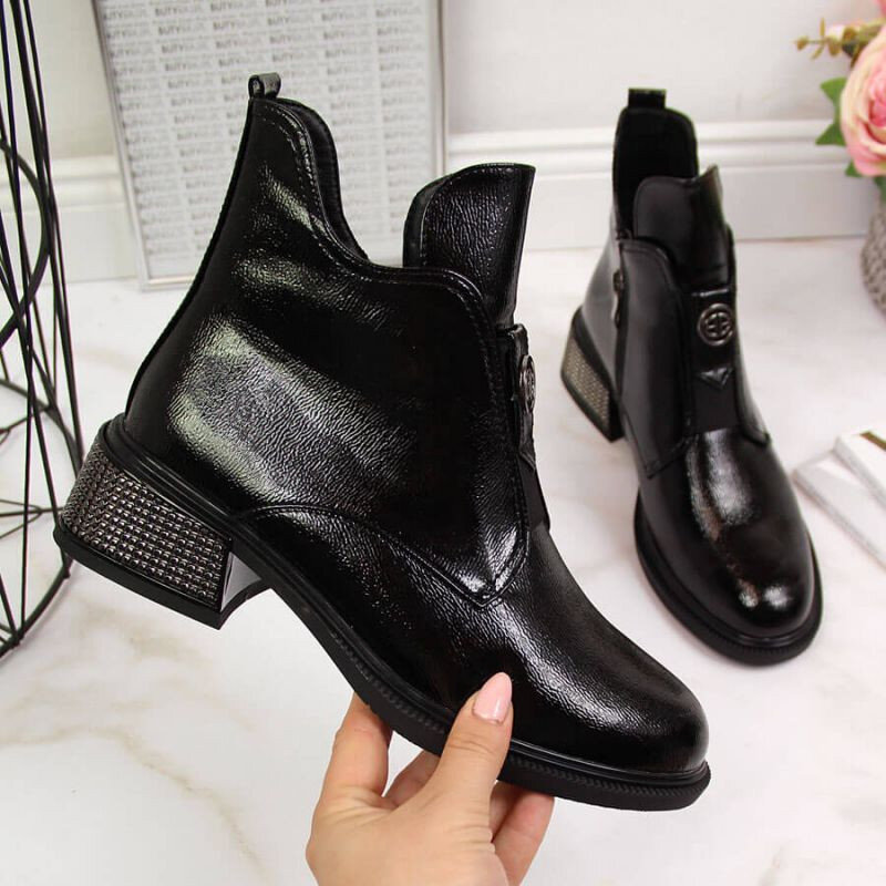 Černé zimní platformové boty FILIPPO pro ženy, 37 i476_29763368