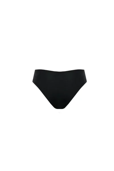 Černý brazilský spodní díl plavek od značky Self s ukrytým švem a prošitým zadním dílem