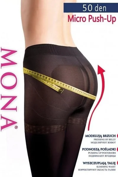 Korekční punčochové kalhoty Mona Push-Up 50 den