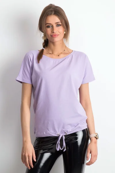 Dámské bavlněné tričko, světle fialové FPrice